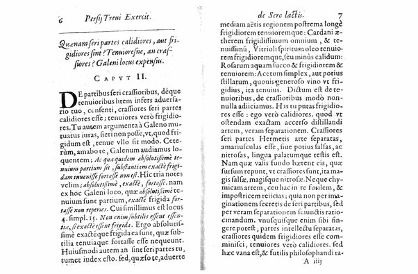 Persii Treui Ad librum de sero lactis Stephani Roderici Castrensis Lusitani declamationes, seu priuatae quaedam ac domesticae exercitationes