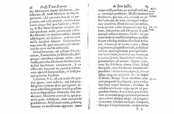 Persii Treui Ad librum de sero lactis Stephani Roderici Castrensis Lusitani declamationes, seu priuatae quaedam ac domesticae exercitationes