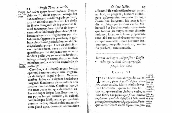 Persii Treui Ad librum de sero lactis Stephani Roderici Castrensis Lusitani declamationes, seu priuatae quaedam ac domesticae exercitationes