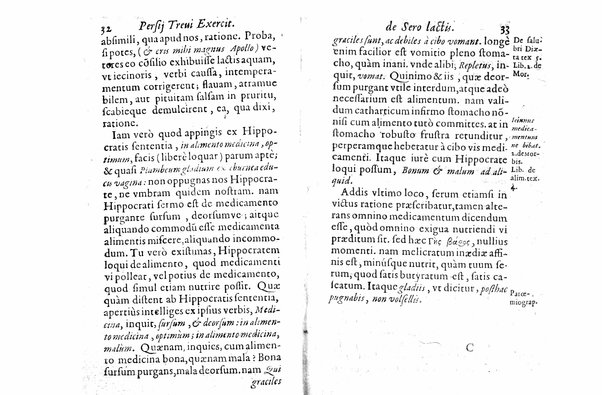 Persii Treui Ad librum de sero lactis Stephani Roderici Castrensis Lusitani declamationes, seu priuatae quaedam ac domesticae exercitationes