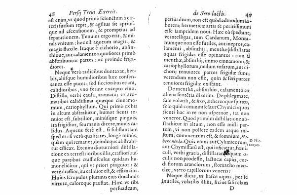 Persii Treui Ad librum de sero lactis Stephani Roderici Castrensis Lusitani declamationes, seu priuatae quaedam ac domesticae exercitationes