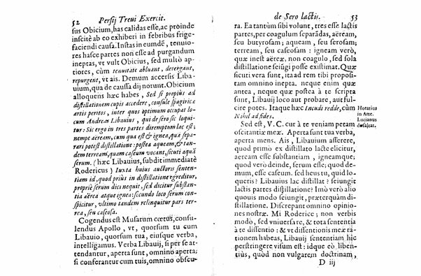 Persii Treui Ad librum de sero lactis Stephani Roderici Castrensis Lusitani declamationes, seu priuatae quaedam ac domesticae exercitationes