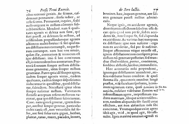 Persii Treui Ad librum de sero lactis Stephani Roderici Castrensis Lusitani declamationes, seu priuatae quaedam ac domesticae exercitationes