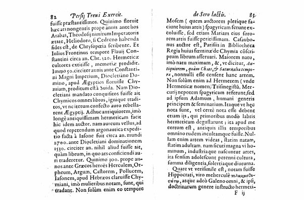 Persii Treui Ad librum de sero lactis Stephani Roderici Castrensis Lusitani declamationes, seu priuatae quaedam ac domesticae exercitationes