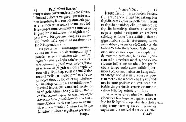 Persii Treui Ad librum de sero lactis Stephani Roderici Castrensis Lusitani declamationes, seu priuatae quaedam ac domesticae exercitationes