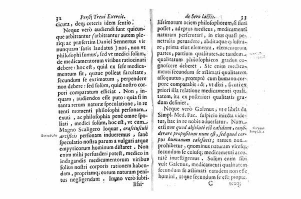 Persii Treui Ad librum de sero lactis Stephani Roderici Castrensis Lusitani declamationes, seu priuatae quaedam ac domesticae exercitationes