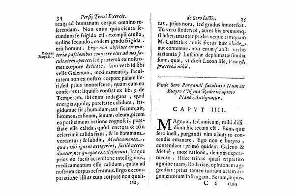 Persii Treui Ad librum de sero lactis Stephani Roderici Castrensis Lusitani declamationes, seu priuatae quaedam ac domesticae exercitationes