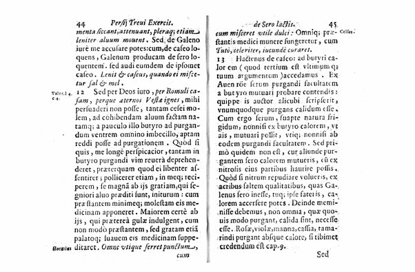 Persii Treui Ad librum de sero lactis Stephani Roderici Castrensis Lusitani declamationes, seu priuatae quaedam ac domesticae exercitationes