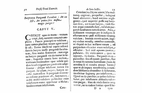 Persii Treui Ad librum de sero lactis Stephani Roderici Castrensis Lusitani declamationes, seu priuatae quaedam ac domesticae exercitationes