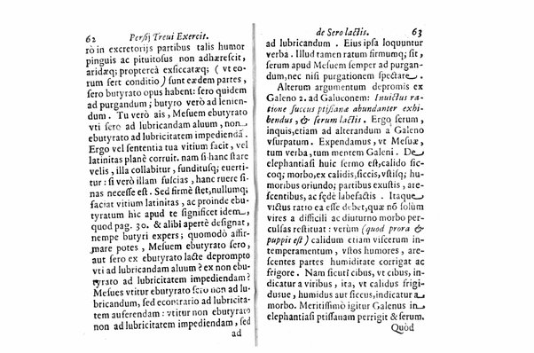 Persii Treui Ad librum de sero lactis Stephani Roderici Castrensis Lusitani declamationes, seu priuatae quaedam ac domesticae exercitationes