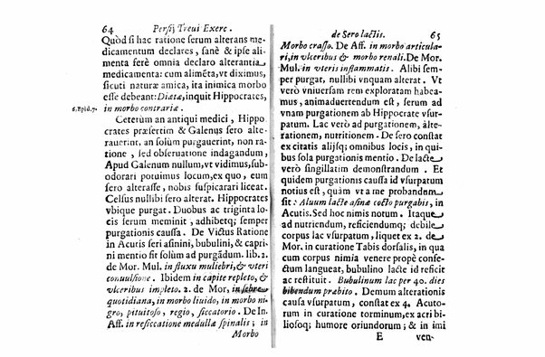 Persii Treui Ad librum de sero lactis Stephani Roderici Castrensis Lusitani declamationes, seu priuatae quaedam ac domesticae exercitationes