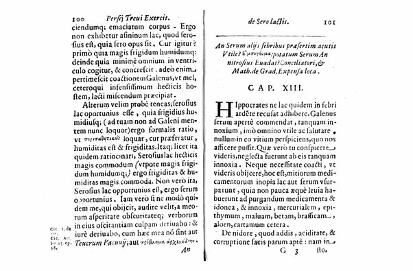 Persii Treui Ad librum de sero lactis Stephani Roderici Castrensis Lusitani declamationes, seu priuatae quaedam ac domesticae exercitationes