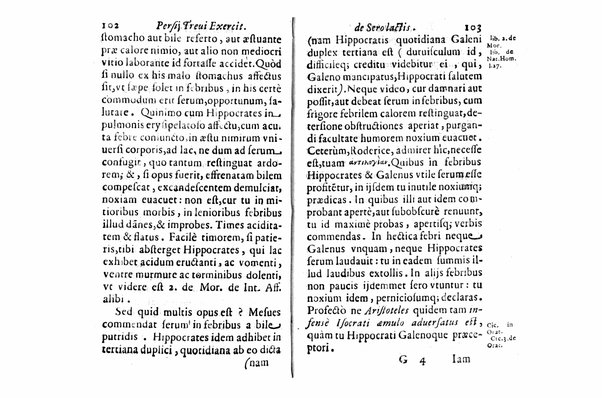 Persii Treui Ad librum de sero lactis Stephani Roderici Castrensis Lusitani declamationes, seu priuatae quaedam ac domesticae exercitationes