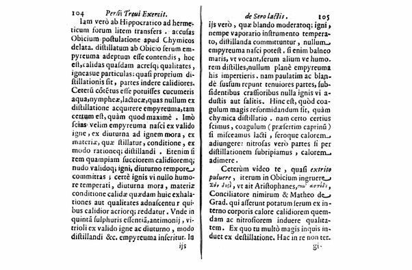 Persii Treui Ad librum de sero lactis Stephani Roderici Castrensis Lusitani declamationes, seu priuatae quaedam ac domesticae exercitationes