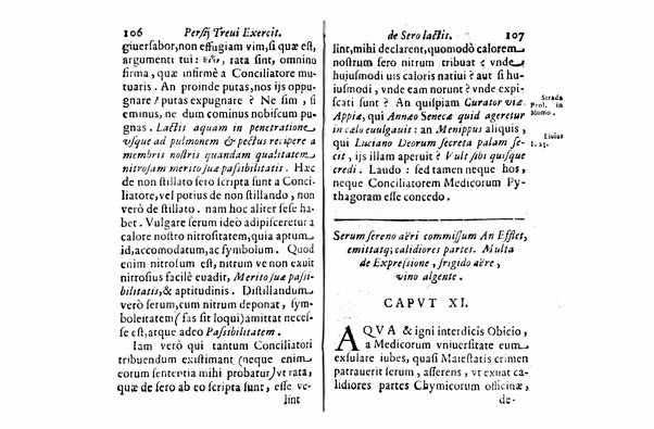 Persii Treui Ad librum de sero lactis Stephani Roderici Castrensis Lusitani declamationes, seu priuatae quaedam ac domesticae exercitationes