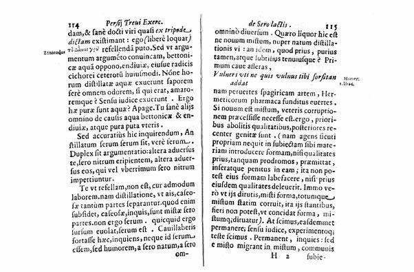 Persii Treui Ad librum de sero lactis Stephani Roderici Castrensis Lusitani declamationes, seu priuatae quaedam ac domesticae exercitationes