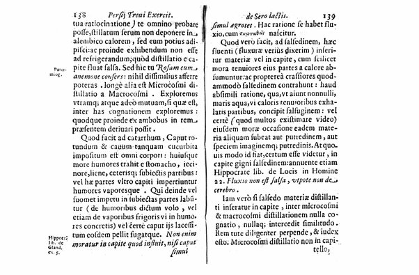 Persii Treui Ad librum de sero lactis Stephani Roderici Castrensis Lusitani declamationes, seu priuatae quaedam ac domesticae exercitationes