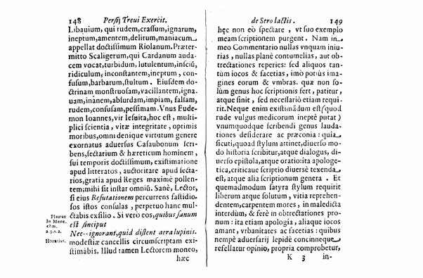 Persii Treui Ad librum de sero lactis Stephani Roderici Castrensis Lusitani declamationes, seu priuatae quaedam ac domesticae exercitationes