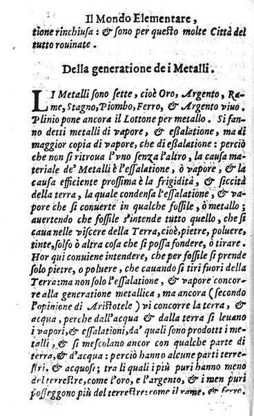 Mondo elementare et celeste di Gioseppe Rosaccio cosmografo, ... Nel quale si tratta de' moti, & ordini delle sfere; della grandezza della terra; dell'Europa, Africa, Asia & America; ... Adornato con le tauole in disegno di geografia, e con altre cose diletteuoli, e curiose