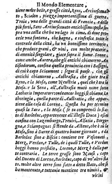 Mondo elementare et celeste di Gioseppe Rosaccio cosmografo, ... Nel quale si tratta de' moti, & ordini delle sfere; della grandezza della terra; dell'Europa, Africa, Asia & America; ... Adornato con le tauole in disegno di geografia, e con altre cose diletteuoli, e curiose