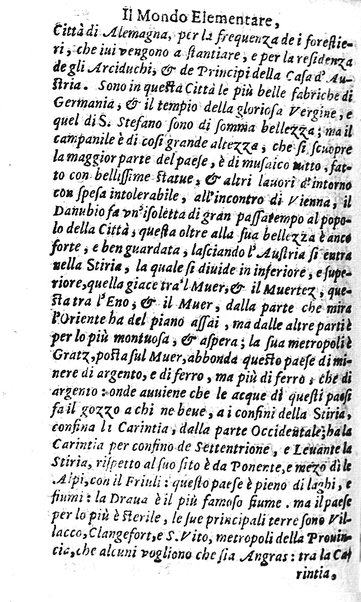 Mondo elementare et celeste di Gioseppe Rosaccio cosmografo, ... Nel quale si tratta de' moti, & ordini delle sfere; della grandezza della terra; dell'Europa, Africa, Asia & America; ... Adornato con le tauole in disegno di geografia, e con altre cose diletteuoli, e curiose