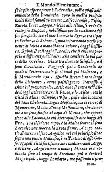 Mondo elementare et celeste di Gioseppe Rosaccio cosmografo, ... Nel quale si tratta de' moti, & ordini delle sfere; della grandezza della terra; dell'Europa, Africa, Asia & America; ... Adornato con le tauole in disegno di geografia, e con altre cose diletteuoli, e curiose