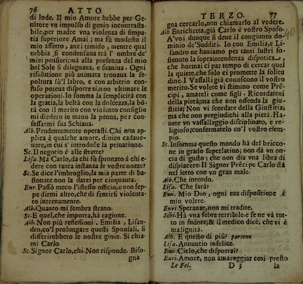 La felicita da i funerali, moralità scenica di Vincenzo Maria Veltroni academico infecondo. All'illustriss. ... Ottauiano Corsini chierico di camera