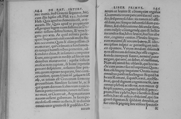 Interpretatio linguarum: seu de ratione conuertendi & explicandi autores tam sacros quam profanos, libri tres. Ad finem Obadias propheta Hebraicus, uersus et explicatus. Philonis Iudaei De Iudice liber graece et latine. Laurentio Humfredo autore