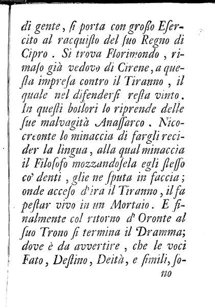 Anacreonte drama per musica rappresentato nella villa di Pratolino