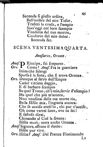 Anacreonte drama per musica rappresentato nella villa di Pratolino