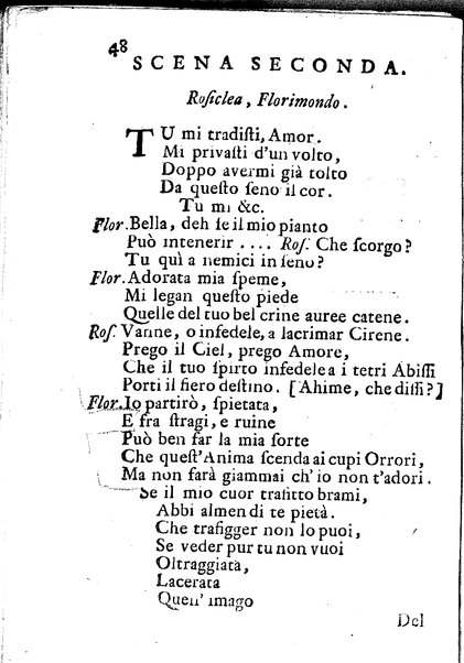 Anacreonte drama per musica rappresentato nella villa di Pratolino