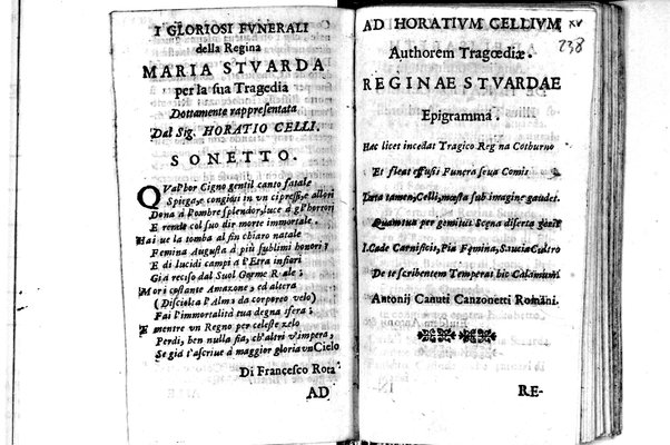 La Maria Stuarda regina di Scotia e d' Inghilterra; tragedia di Oratio Celli accademico Oscuro di Lucca. ... Dedicata all'illustriss. ... Camillo Pamphilio