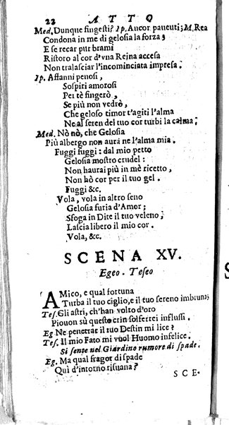 Medea in Atene drama per musica nel teatro Zane à S. Moisè di Aurelio Aureli opera decima ottaua. Consacrato all' illustriss. ... Alessandro Contarini ...