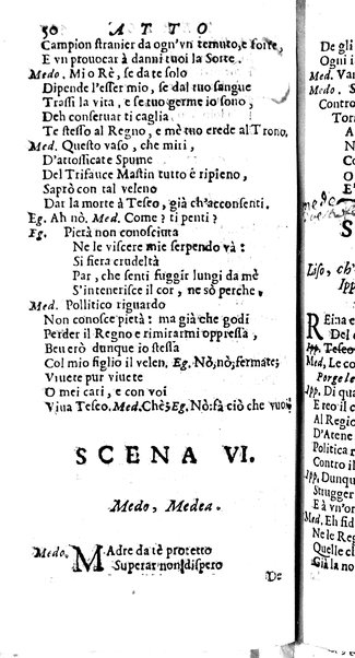 Medea in Atene drama per musica nel teatro Zane à S. Moisè di Aurelio Aureli opera decima ottaua. Consacrato all' illustriss. ... Alessandro Contarini ...