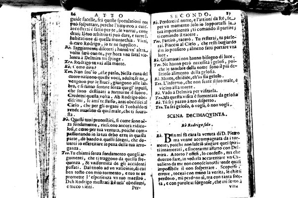 Le gelosie fortunate del prencipe Rodrigo. Opera di Giacintoandrea Cicognini fiorentino