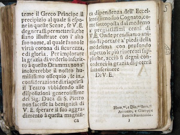 L'Aiace dramma per musica da rappresentarsi nel regio teatro di Milano l'anno 1694 /[A.d'A.]. Dedicato all'ill.ma, ... Isabela Maria della Zerda, et Aragona ...