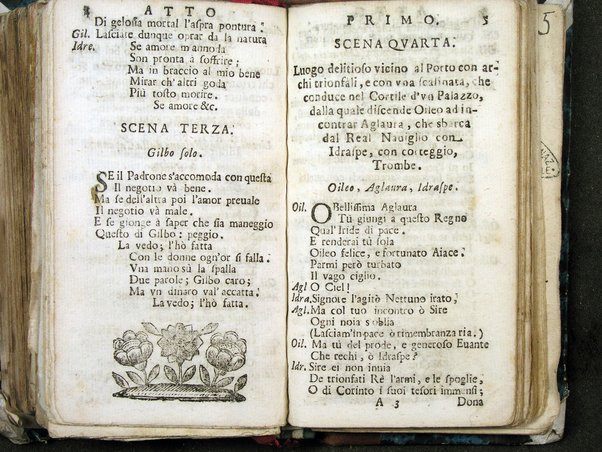 L'Aiace dramma per musica da rappresentarsi nel regio teatro di Milano l'anno 1694 /[A.d'A.]. Dedicato all'ill.ma, ... Isabela Maria della Zerda, et Aragona ...