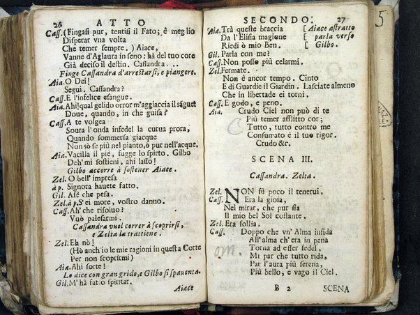 L'Aiace dramma per musica da rappresentarsi nel regio teatro di Milano l'anno 1694 /[A.d'A.]. Dedicato all'ill.ma, ... Isabela Maria della Zerda, et Aragona ...