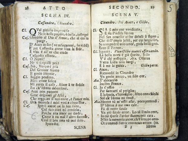 L'Aiace dramma per musica da rappresentarsi nel regio teatro di Milano l'anno 1694 /[A.d'A.]. Dedicato all'ill.ma, ... Isabela Maria della Zerda, et Aragona ...