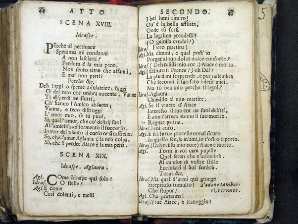 L'Aiace dramma per musica da rappresentarsi nel regio teatro di Milano l'anno 1694 /[A.d'A.]. Dedicato all'ill.ma, ... Isabela Maria della Zerda, et Aragona ...