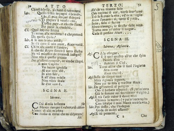 L'Aiace dramma per musica da rappresentarsi nel regio teatro di Milano l'anno 1694 /[A.d'A.]. Dedicato all'ill.ma, ... Isabela Maria della Zerda, et Aragona ...