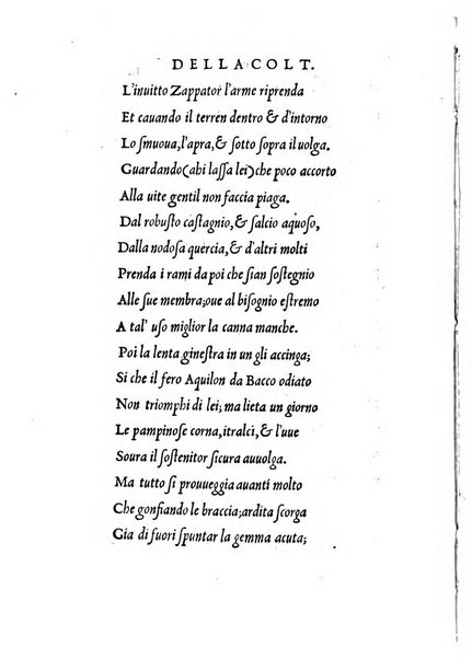 La coltiuatione di Luigi Alamanni al christianissimo re Francesco Primo