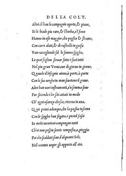 La coltiuatione di Luigi Alamanni al christianissimo re Francesco Primo