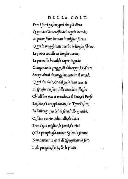 La coltiuatione di Luigi Alamanni al christianissimo re Francesco Primo