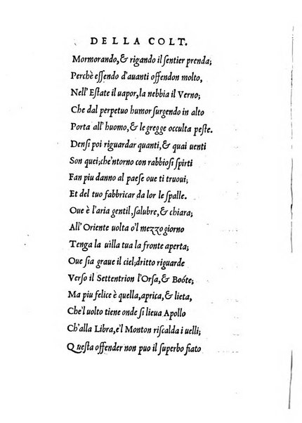 La coltiuatione di Luigi Alamanni al christianissimo re Francesco Primo