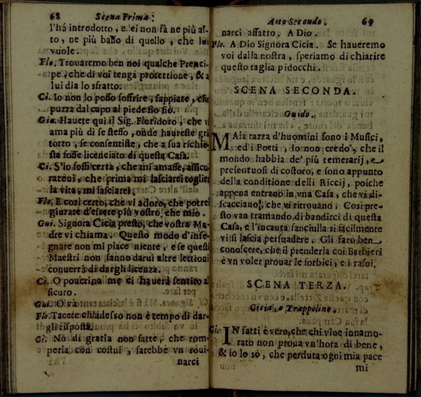 Le zittelle cantarine, comedia del. sig. cauaglier Loreto Vittori da Spoletto \|!. All'illustriss. ... Margarita Tarachia Dalla Rouare \|!