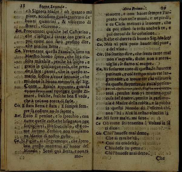 Le zittelle cantarine, comedia del. sig. cauaglier Loreto Vittori da Spoletto \|!. All'illustriss. ... Margarita Tarachia Dalla Rouare \|!