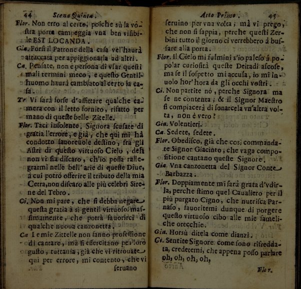 Le zittelle cantarine, comedia del. sig. cauaglier Loreto Vittori da Spoletto \|!. All'illustriss. ... Margarita Tarachia Dalla Rouare \|!