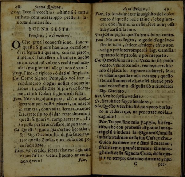 Le zittelle cantarine, comedia del. sig. cauaglier Loreto Vittori da Spoletto \|!. All'illustriss. ... Margarita Tarachia Dalla Rouare \|!