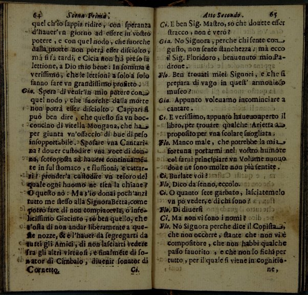 Le zittelle cantarine, comedia del. sig. cauaglier Loreto Vittori da Spoletto \|!. All'illustriss. ... Margarita Tarachia Dalla Rouare \|!